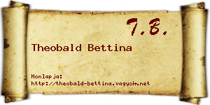 Theobald Bettina névjegykártya