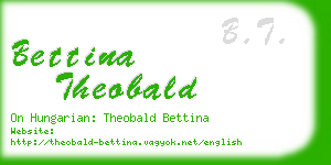 bettina theobald business card